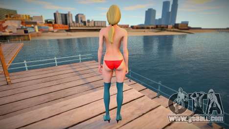 Fan Girl Deadpool Topless for GTA San Andreas