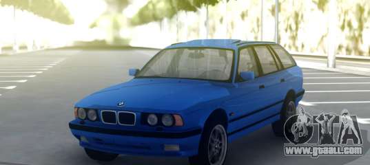 BMW M5 E34 Wagon Blue