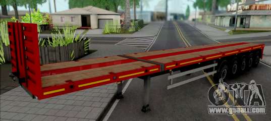 Trailer Flatbed 5 Axles