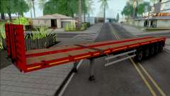 Trailer Flatbed 5 Axles for GTA San Andreas