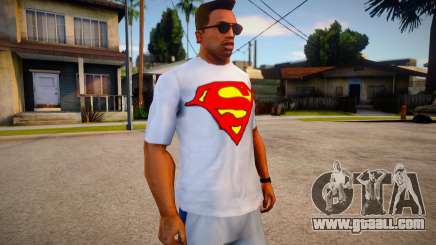 T-shirt Superman (good textures) for GTA San Andreas