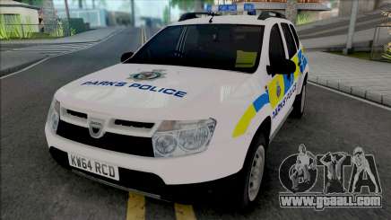 Dacia Duster Parks Police United Kingdom for GTA San Andreas