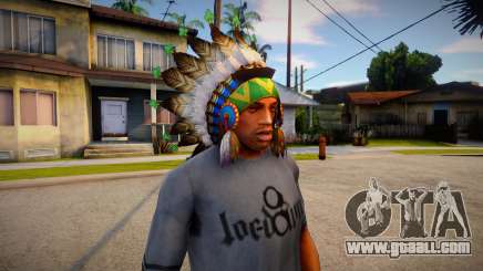 Indian headdress for GTA San Andreas