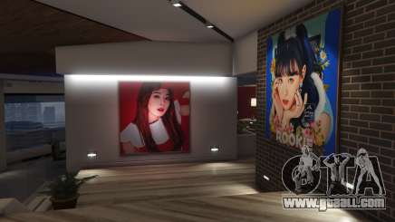 Red Velvet Rookie Picture Frames Franklin Home for GTA 5