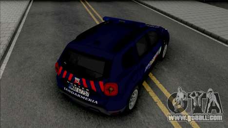 Dacia Duster Jandarmeria for GTA San Andreas