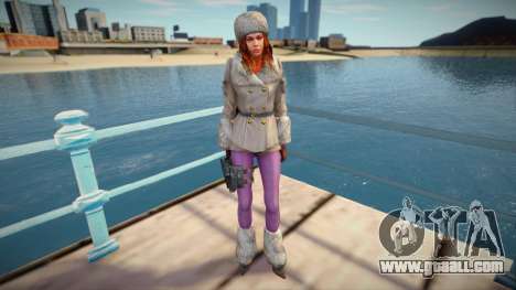 Jessica Sherawat in winter clothes for GTA San Andreas