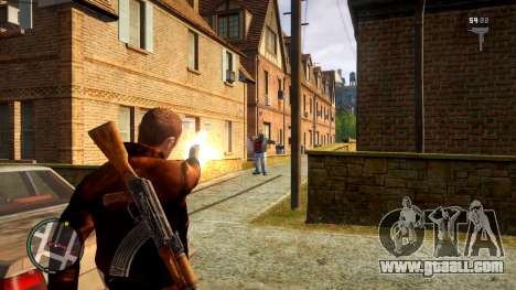 One Handed Weapon Animation Mod for GTA 4