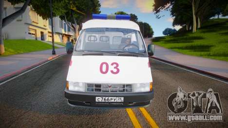 Gaz-32214 (Gazel) - Ambulance for GTA San Andreas