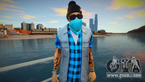 Street thug jeans vest for GTA San Andreas