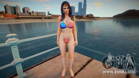 DC Wonder Woman Patriot v2 for GTA San Andreas