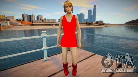 Emma Watson red dress for GTA San Andreas