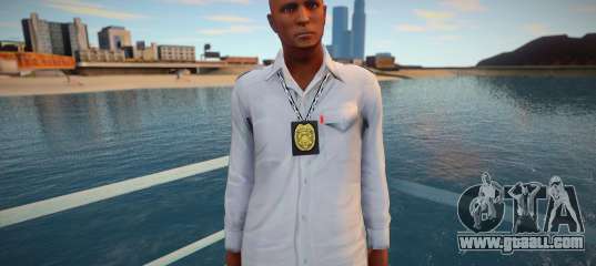 Policeman in plainclothes