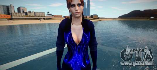 Claire Redfield in a twilight suit