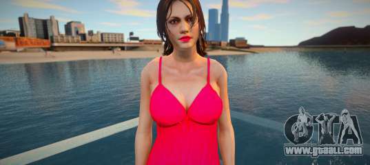 Deborah Harper red dress