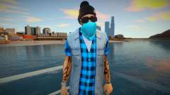 Street thug jeans vest for GTA San Andreas