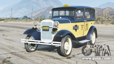 Ford Model A Town Sedan 1931〡Taxi〡add-on for GTA 5