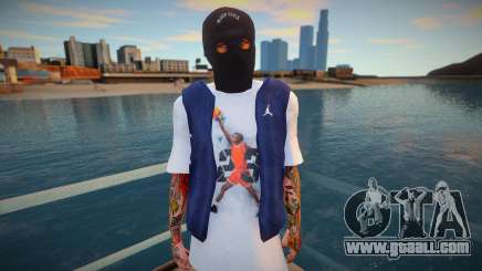 Masked bandit (good skin) for GTA San Andreas