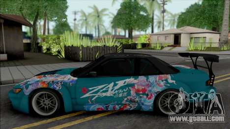 Nissan Silvia S13 Rocket Bunny Alep Garage for GTA San Andreas