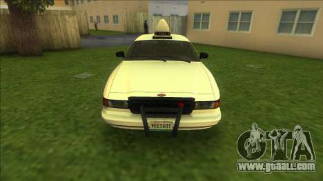 Vapid Stanier Taxi for GTA Vice City