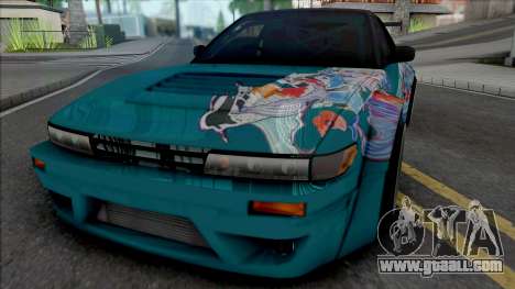 Nissan Silvia S13 Rocket Bunny Alep Garage for GTA San Andreas