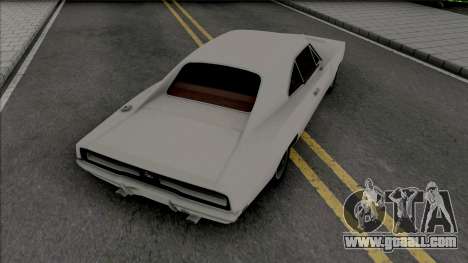 Dodge Charger RT 1969 White for GTA San Andreas