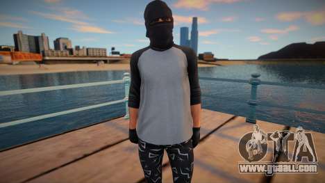 Dude in a knitted mask from GTA Online for GTA San Andreas