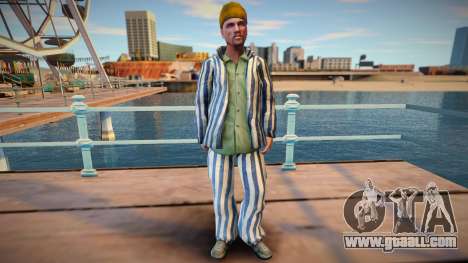 Russian criminal in prison robe for GTA San Andreas