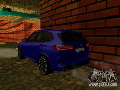 BMW X5M F95 White Plates for GTA San Andreas
