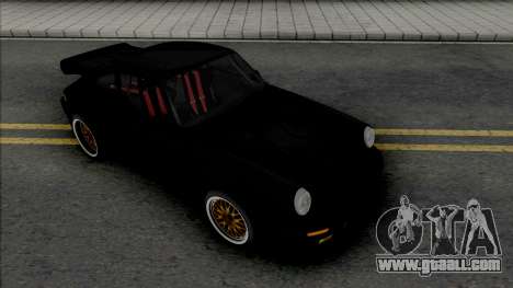 Porsche 911 Turbo Wangan Midnight Black Bird for GTA San Andreas