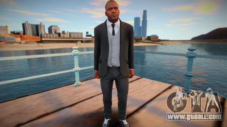 Franklin in a jacket for GTA San Andreas