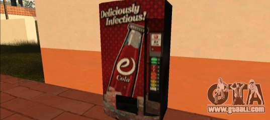 eCola Vending Machine and Can