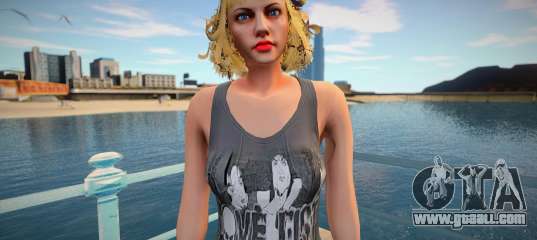 Blond beauty from GTA Online