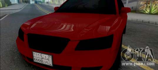 Hyundai Sonata Red Black
