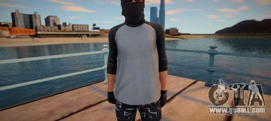 Dude in a knitted mask from GTA Online