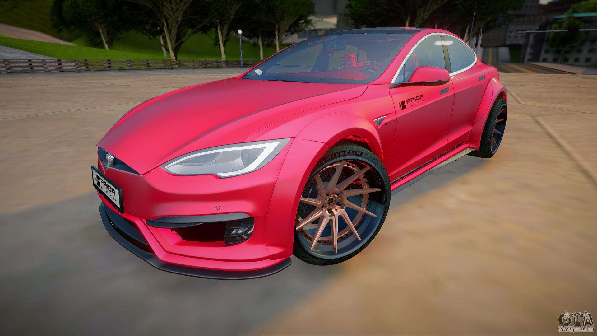 Economisch Dronken worden Respectievelijk Tesla Model S P100 for GTA San Andreas