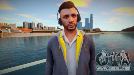 Dude in headphones from GTA Online for GTA San Andreas