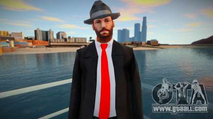 Str3sU ComputerS Skin - Hitman for GTA San Andreas