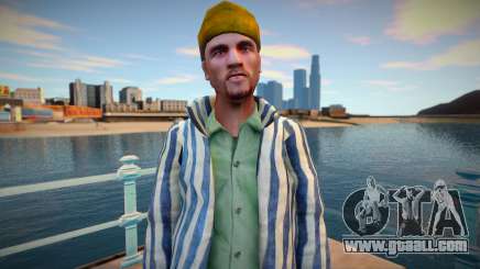 Russian criminal in prison robe for GTA San Andreas