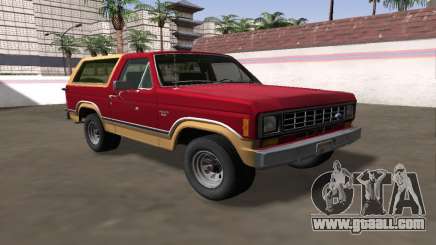 1982 Ford Bronco XLT for GTA San Andreas