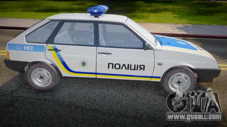 VAZ 2109 Police of Ukraine for GTA San Andreas