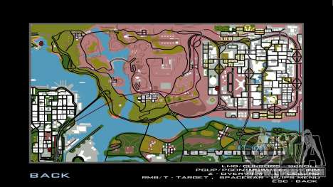 New game map for GTA San Andreas