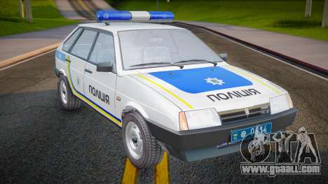VAZ 2109 Police of Ukraine for GTA San Andreas