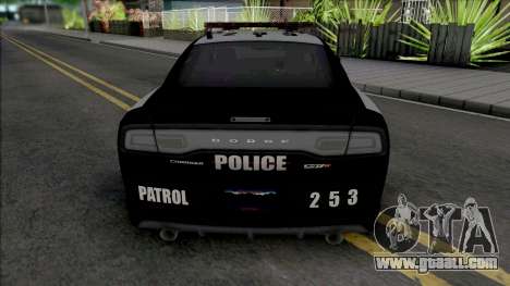 Dodge Charger SRT8 Police Patrol for GTA San Andreas