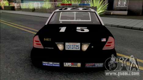 Ford Crown Victoria 2000 CVPI LAPD for GTA San Andreas