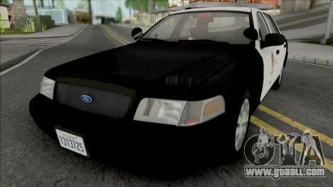 Ford Crown Victoria 2011 CVPI LAPD GND v2 for GTA San Andreas