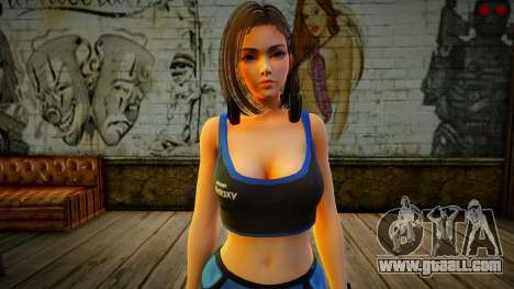 Samantha Samsung Assistant Virtual Sport Gym v2 for GTA San Andreas
