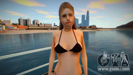 Pretty girl in a swimsuit for GTA San Andreas
