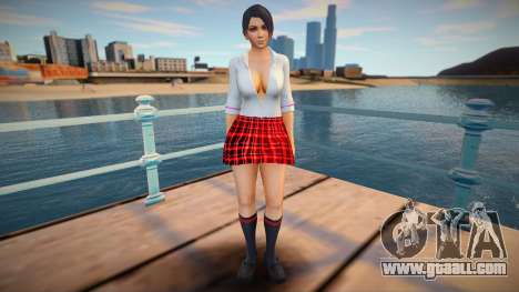 Momiji Sexy Schoolgirl v1 for GTA San Andreas