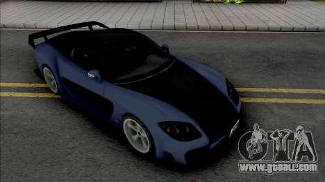 Mazda RX-7 VeilSide Fortune Blue for GTA San Andreas