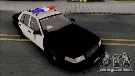 Ford Crown Victoria 2000 CVPI LAPD (Vista Light) for GTA San Andreas